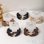 4# braided mixed color (3-piece carded set)