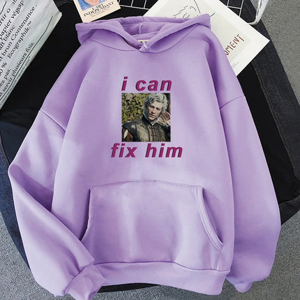 I Can Fix Him Baldur's Gate 3 Astarion Men's Game Graphic Hoodie