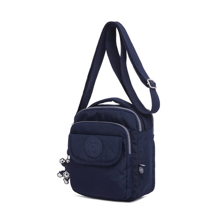 Tigaote Women's One-Shoulder Cross-Body Mini Square Bag, Fashionable and Versatile Nylon, Simple and Water-Repellent