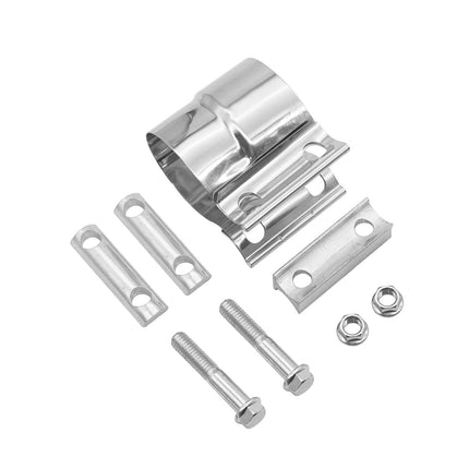 Automobile exhaust pipe clamp butt pipe clamp muffler modification 51 57 63 70 76mm Universal 304 stainless steel