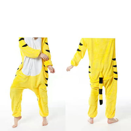 Cross-Border Cartoon One-Piece Flannel Pajamas, Animal Children's Parent-Child Performance Costumes, Dinosaur, Pegasus and Unicorn