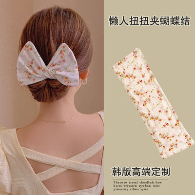Cross-border Internet Celebrity Explosions Lazy People's Hair Curling Artifact Shake Tone Same Style Marubeni Head Twist Curler Rotating Hair Band Headwear