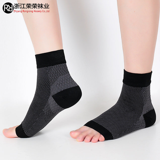 Cross-border compression socks sports ankle protection pressure socks flat foot bow cover Ankle Compress factory spot