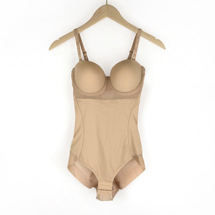 Comes with a Bra - No Need to Wear a Bra, Tummy Control, Waist Lift, Butt Lift, Slimming One-Piece Body Shaping One-Piece Mesh Suspender Intimates