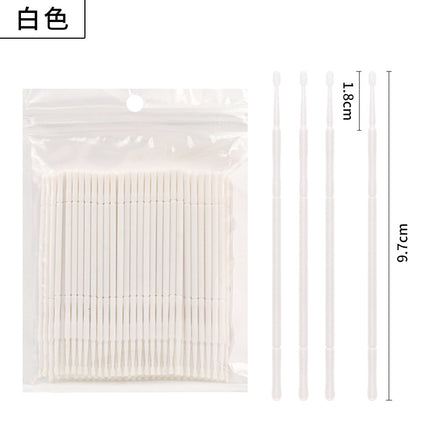 Wholesale Eyelash Extension Cotton Swabs, Disposable Small-Headed Eyelash Cleaning Cotton Sticks, Makeup Removal, Beauty Eyelash Micro Brushes