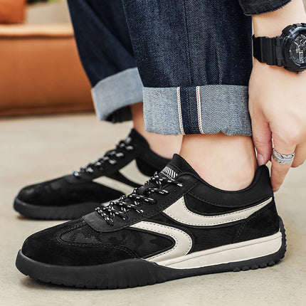 Men's Low-Top Retro Sneakers 2026 Spring New Fashion Sports Training Shoes Men's Soft-Soled Trendy Casual Shoes