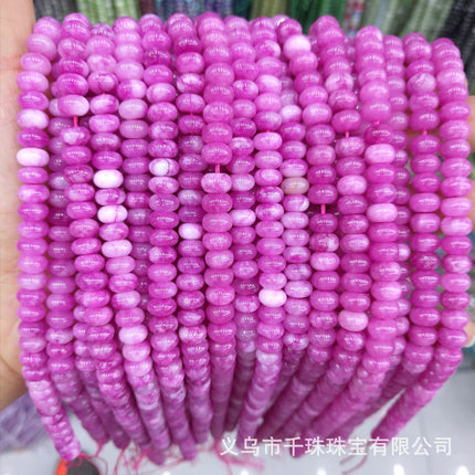 5X8Mm Natural Stone Agate Spacer Beads Abacus Beads Spacer Beads Loose Beads Handmade DIY Necklace Bracelet Jewelry Batch