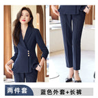 Blue suit B056 blue pants / S