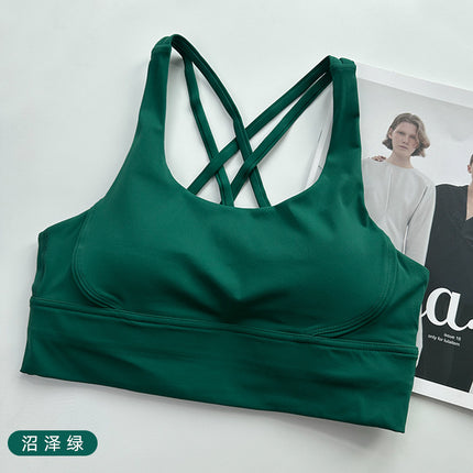 Yoga clothing suit two-piece yoga bra back sports underwear high waist hip yoga pants running suit