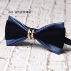 J562 blue leather velvet with diamonds