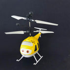 Cartoon airplane yellow