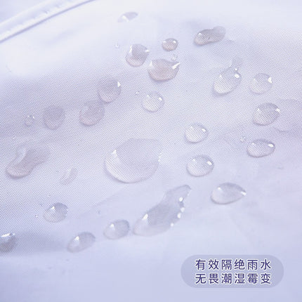 Floor-Standing Clothes Hanger Dust Cover Coat Rack Clothes Drying Rack Clothes Cover Plastic Transparent Clothes Cover Clothes Coat Storage