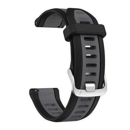 For Jiaming Forerunner 165 Silicone Two-Tone Strap Garmin 245 Venu SQ Replacement Wristband