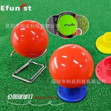 Golf Park Ball 60mm New Three-layer Ball Outdoor LED Luminous Ball Solid Color Night Flash Ball
