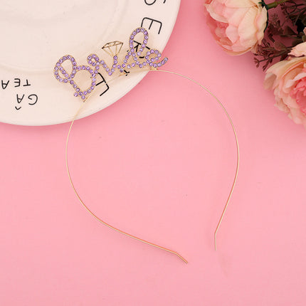 European and American Hair Bundles, Birthday Party Headbands, Happy Birthday, Fast and High-End Accessible Luxury Hair Accessories