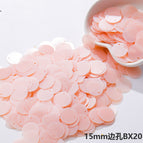 15mm side hole [small package 10g, about 100 pieces] / Bx20 matte powder