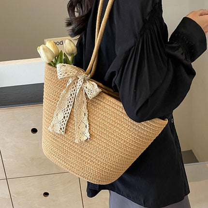 Woven Cotton Tote / Sac Tressé Coton