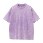 Short-sleeved purple 230g / S