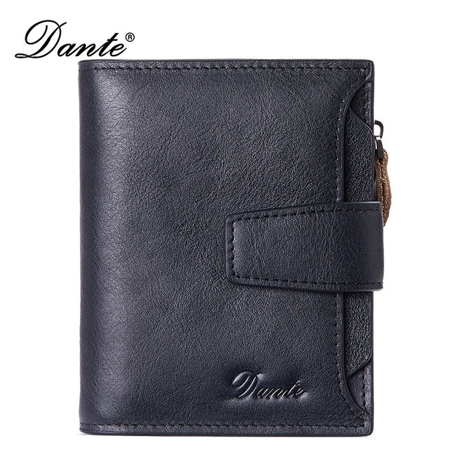 New men's wallet driver's license integrated first layer cowhide anti-theft credit card degaussing leather wallet cross-border explosions