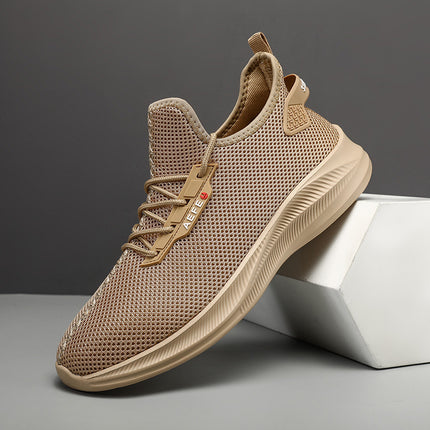 2025 Cross-Border Summer Thin Mesh Breathable Casual Shoes, Coconut-Style Slip-On Shoes, Soft Sole, Lightweight Slip-On Running Shoes for Men