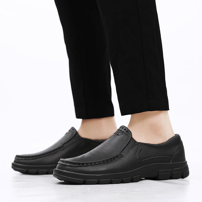 Large Size Cross-Border Hotel Kitchen Chef Shoes Non-Slip and Oil-Proof Men's Catering Work Shoes Low-Top Slip-On Kitchen Shoes