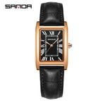 Belt black rose gold black [men's style]