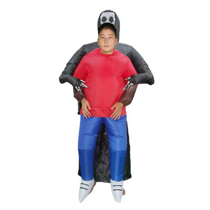 Cross-Border Halloween Alien Ghost Hugging Inflatable Suit Props Funny Performance Alien Inflatable Suit