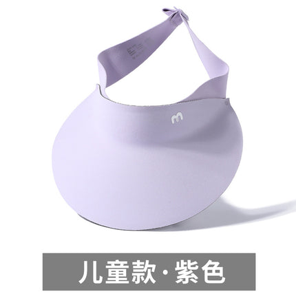 Big-brimmed Hat Empty-top Women's Sunscreen Hat Summer Face-shading Unmarked Sun Hat UV-proof Hat Outdoor Cycling