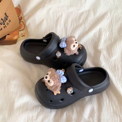 2026 Summer New Cute and Fashionable Versatile Shelliemay Clogs for Outdoor Wear, Closed-Toe Slippers for Women
