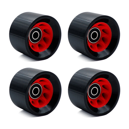 Double-row roller skates wear-resistant carpool four-wheel skates high hardness speed pulley roller skates skateboard universal Pu wheel