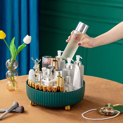 Multifunctional Storage Turntable, Rotatable Cosmetic Storage Tray, Kitchen Condiment Bottle Storage Tray, Desktop Fruit Turntable