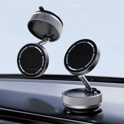 New 360 ° Rotating Vacuum Car Magnetic Mobile Phone Holder Folding Car Navigation Desktop Holder Multi-Function