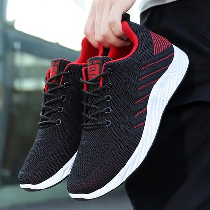 Shoes Men's Sports Shoes Breathable Non-Stinky Mesh Shoes Soft Sole Comfortable Running Shoes Large Size Fashion Men's Shoes Single Shoes