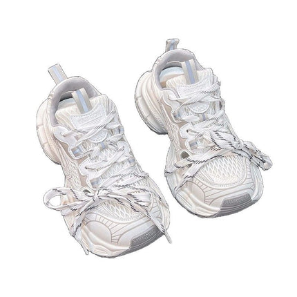Trendy Popular Dad Shoes 2025 Platform Thick-Soled German Training Shoes Fashionable Stylish Mesh Casual Sports Sandals