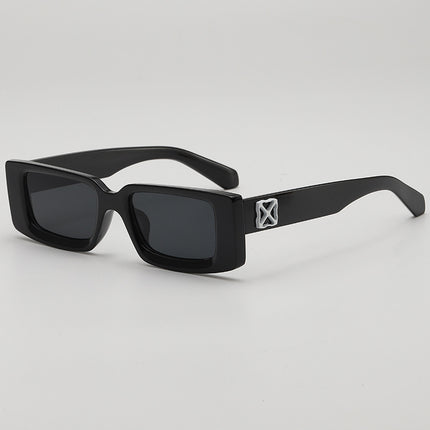 New Candy-colored Small Box High-end Fashionable Sunglasses Outdoor Travel Anti-ultraviolet Slim Sunglasses