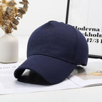 Large mesh baseball cap - blue / Adjustable 56-65