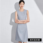 Blue gray dress / S