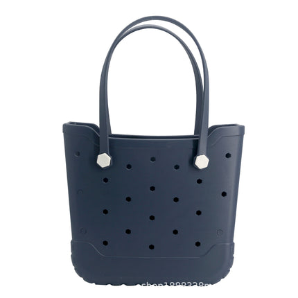 Factory Wholesale Eva Hole Beach Bag Cross-Border Popular Women's Portable Storage Waterproof Silicone Bag Seaside Camping