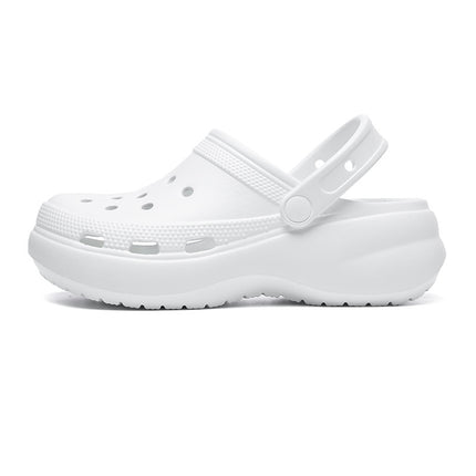 Croos Crocs Crocs Puff Sandals Slippers Thick-Soled Non-Slip Women's Shoes Outdoor Fashion Women's Beach Shoes