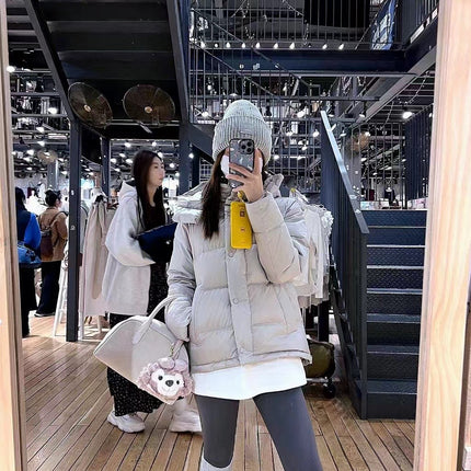 Sleek City In-Stock Winter Five-Panel down Jacket Coat Warm Hooded Women's