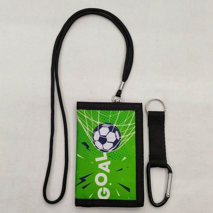 Cross-border Foreign Trade Rope Printed Wallet Mountaineering Buckle Long Three-fold Wallet Portable Coin Purse for Students and Children