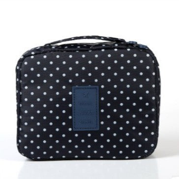 Travel storage bag new floral square wash bag large capacity makeup finishing cartoon flower storage bag