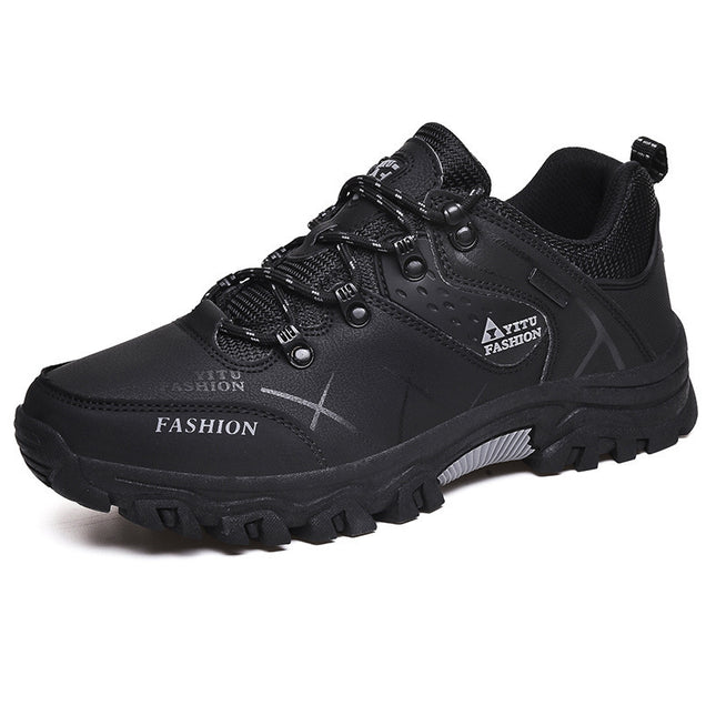 2024 cross-border all-match new high-top hiking shoes cross-country hiking cotton men's outdoor shoes extra large size sneaker