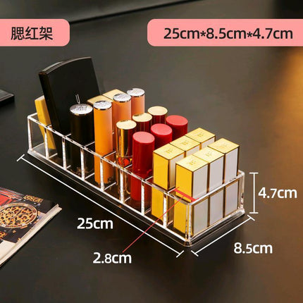 Cross-border Explosions Desktop Drawer Type Jewelry Storage Box Transparent Split Multi-layer Diamond Box Earring Needle Necklace Bracelet Box