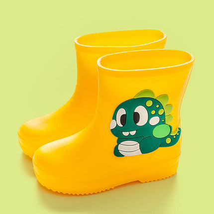 Children's Rain Boots, Water Shoes, Baby Rain Boots, 3-8 Years Old, Cartoon Wholesale, Boys and Girls, Cute Police Car, Non-Slip and Waterproof