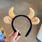 Khaki horn headband (B2557)