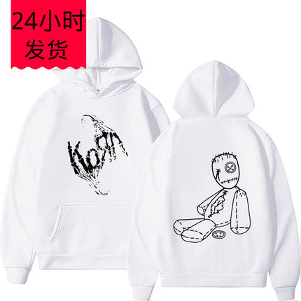 Rock Band Korn Issues Album Cover Graphic Hoodie Men Women g