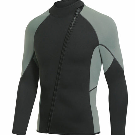 Cross-border Split 3mm Diving Suit Cold-proof Surfing Long Sleeve Sun-proof Snorkeling Surfing Jellyfish Suit Cold-proof Warm Swimsuit
