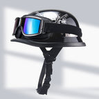 M (55-56cm) / Bright black skull b + colorful goggles