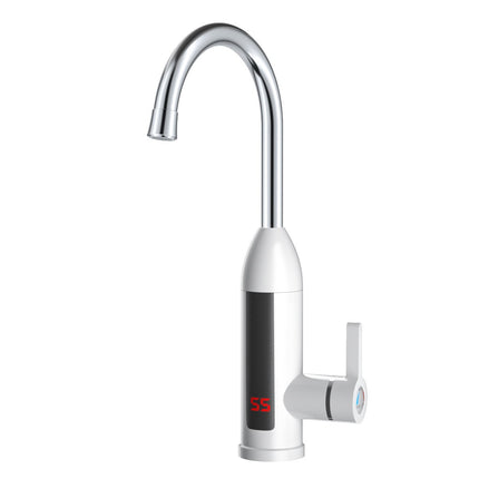 Foreign Trade Electric Heating Faucet Instant-heating Quick-heating Small Kitchen Treasure Household Vertical Cold and Heat Dual-purpose Electric Plus Water Heater White